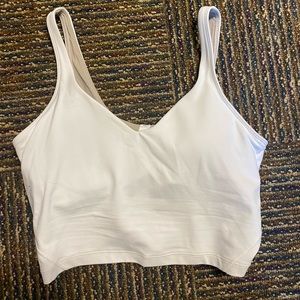 White Lululemon Align Tank